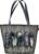 Holi Schoudertas met Zipper – Dames Shopper Geschikt voor A4 Draagtas met Motief Fly Away