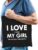 I love it when my girl lets me play video games katoenen tas – videospelletjes spelen/ gamen hobby tasje/ boodschappentas heren – Cadeau gamer