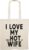 I love my psycHOTic wife | liefde | relatie | valentijnsdag | grappig | vriendin | vriend | canvas | canvastas | Tas | Bedrukt