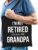 Im not retired im a full time grandpa cadeau tasje zwart heren – Pensioen / VUT kado tas / shopper