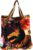 Imbarro Home & Fashion grote fluwelen shopper tas met pauw Rika