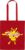 Japan Cities – KYOTO Totebag RED – Boodschappen Tas – Japanse Steden – Anime Manga Oosters Azie