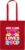 K-POP Totebag Merchandise Red – Just a girl who loves KPOP – Boodschappentas Rood