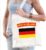 Katoenen Duitsland supporter tasje Deutschland wit – 10 liter – Duitse supporter cadeautas