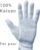 Katoenen handschoenen wit – per paar – Large – voor eczeem / allergie / handcreme – juweliers / munt handschoen