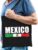 Katoenen Mexicaans supporter tasje Mexico zwart – 10 liter – Mexicaanse supporter cadeautas