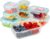 KitchenBrothers Meal Prep Bakjes – Vershoudbakjes Set – Luchtdicht – BPA Vrij – Glas – 9 Stuks