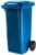 Kliko Kunststof Afval Rolcontainer Mini container – 120 l – Blauw