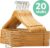 LifeGoods Kledinghangers – Met Broeklat – Hardhout – Natural – 20 Stuks