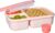 Lock&Lock Lunchbox – Bento Box – Broodtrommel – Salade lunchbox – Met 3 Compartimenten | Vakjes – Met Dressing | Saus Bakje – Volwassenen en Kinderen – To Go – Lekvrij – BPA…