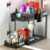 Lux- Keukenkast organizer-Uitschuifbaar- 2 schuiflades Keukenkast – Gootsteenkast Organizer – Aanrecht Organizer – Keuken Organizers – Kast Organizer – Zwart – Under sink…