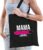 Mama loading – cadeau katoenen tas zwart voor dames – Cadeau aanstaande mama