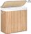 MAZAZU Wasmand met 3 secties – Katoen – Bruin – ‎60x40x61.5