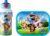 Mepal lunchset Campus – Broodtrommel en Drinkbeker voor kinderen – Bento box – Pop-up drinkfles – Paw Patrol Pups