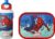 Mepal lunchset Campus – Broodtrommel en Drinkbeker voor kinderen – Bento box – Pop-up drinkfles – Spiderman