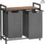 MIRA Home – Wasmand met 2 vakken – Wasmanden – Was Verzamelaar – Organizer – ‎73x33x72cm