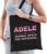 Naam cadeau Adele – The woman, The myth the supergirl katoenen tas – Boodschappentas verjaardag/ moeder/ collega/ vriendin