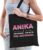 Naam cadeau Anika – The woman, The myth the supergirl katoenen tas – Boodschappentas verjaardag/ moeder/ collega/ vriendin