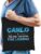 Naam cadeau Carlo – The man, The myth the legend katoenen tas – Boodschappentas verjaardag/ vader/ collega/ geslaagd