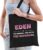 Naam cadeau Eden – The woman, The myth the supergirl katoenen tas – Boodschappentas verjaardag/ moeder/ collega/ vriendin