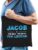 Naam cadeau Jacob – The man, The myth the legend katoenen tas – Boodschappentas verjaardag/ vader/ collega/ geslaagd