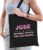 Naam cadeau Jose – The woman, The myth the supergirl katoenen tas – Boodschappentas verjaardag/ moeder/ collega/ vriendin