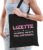 Naam cadeau Lizette – The woman, The myth the supergirl katoenen tas – Boodschappentas verjaardag/ moeder/ collega/ vriendin