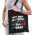 Not only am I perfect but im Italiaans too katoenen kado tas zwart – dames – Italie cadeau tas