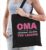 Oma the woman the myth the legend katoenen tas zwart voor dames – cadeau / verjaardag tassen – kado / tasje / shopper