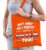 Oranje Not only am I perfect but im Dutch too katoenen kado tas – dames – Nederland / Holland cadeau tas