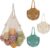 Pack van 3 Shopping Net Fruit Groente Grote Netto Tas Tote Bag Herbruikbare Boodschappentas Net Opvouwbare Mesh Tas Draagbare Mesh Tas Katoen Shopping Nettas voor Winkelen…