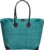 PE-Florence Hangara Rieten mand – Turquoise