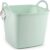 Plasticforte Kuip/emmer/wasmand – flexibel – lichtgroen – 43 liter – vierkant – kunststof – 40 x 40 x 44 cm