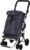 Playmarket Boodschappentrolley Go Up Navy 4 wielen – 40 L Inhoud – inklapbaar – Extra vriesvak