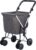 Playmarket Boodschappentrolley We Go Stof 4 wielen – 50 L Inhoud – inklapbaar – Extra groot