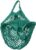 Retro Organische Katoenen Boodschappentas – Groen – Eco Boodschappentas – Mesh Organic Cotton Shopping Bag – 1 Stuk