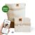 Ridôme Wasmand Katoen – Opbergmand – Wassorteerder – Laundry Basket – Stijlvol Design – Inclusief E-book – Handgeweven – 80 L – Beige