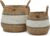 Riviera Maison Opbergmanden – Ocean Breeze Basket – Naturel – Set 2 Stuks