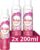 Robijn Pink Sensation Dry Wash Spray – 2 x 200 ml – Voordeelverpakking