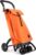 Rolser Boodschappentrolley I-Bag Mf – 4.2 Tour Plus – Roterende Voorwielen – Verstelbare Handgreep – Mandarina