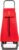 Rolser JET001 – boodschappentrolley – licht van gewicht – waterafstotend – 40L (rood)