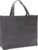 Shopper Bag – 10 stuks – Grijs – 42 x 35 x 12cm – Non Woven – Shopper tas