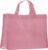 Shopper Bag – 10 stuks – Roze – 32 x 25 x 12cm – Non Woven – Shopper tas