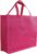 Shopper Bag – 10 stuks – Roze – 42 x 35 x 12cm – Non Woven – Shopper tas