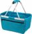 Shopper-Basket – Boodschappenmand – opvouwbaar benzine kleur(blauw-groen)