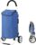 ShoppingCruiser Foldable Boodschappentrolley 45 ltr – Opvouwbare boodschappenwagen – Afneembare boodschappentas – Blauw