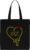 Stray Kids FAN Totebag – Black Mettalic Gold – K-POP K-DRAMA Boodschappen Tas Zwarte Shopper