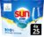 Sun – All-in 1 Lemon – 100% oplosbare tabletfolie – 4 x 25 stuks -100 vaatwastabletten – Voordeelverpakking