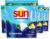 Sun – Optimum Lemon All-in-1 – 100% oplosbare tabletfolie – 4 x 42 stuks -168 vaatwastabletten – Voordeelverpakking