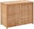 The Living Store Houten Wasmand – Walnoothout – Multiplex – 87.5 x 46 x 67 cm – 2 opbergvakken